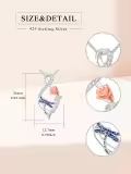 TOUPOP 925 Sterling Silver Animal Infinity Pendant Jewelry Gifts-0-3