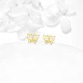 wholesale 14K Gold Butterfly Stud Earrings Minimalist Animal s for Her-0-1