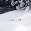 wholesale 925 Sterling Silver Bat Shape Ear Cuff Wrap Ring Jewelry for Women-0-4
