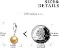 wholesale Sterling Silver Pearl Leverback Dangle Earrings for Women Gifts - Rhodium Plated-0-43