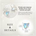 wholesale 925 Sterling Silver Heart Earrings With Angel Wings And Crystal-0-4