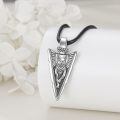 wholesale 925 Sterling Silver Egyptian Cat Pendant Necklace-0-3
