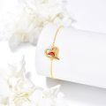 wholesale 14k Gold Cardinal Heart Bracelet-0-1