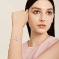wholesale 925 Sterling Silver Couple Hugging Bracelet-0-3