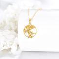 wholesale 14K Gold Plated Tree of Life Pendant Necklace for Women-0-2