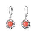 wholesale 925 Sterling Silver Earrings Wholesale With Blue Gemstone Drop-0-42