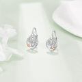 wholesale 925 Sterling Silver Tree Of Life Dangle Earrings-0-3