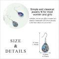 wholesale 925 Sterling Silver Abalone Shell Butterfly Teardrop Drop Earrings For Women-0-2