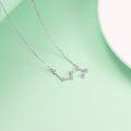 wholesale 925 Sterling Silver Austrian Crystal Zodiac Pendant Necklace - 12 Constellations Astrology s for Women-0-2