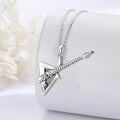 wholesale 925 Sterling Silver Electric Guitar Pendant Necklace for Women Girls Musical Instrument s-0-5
