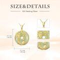 wholesale Jade Necklace For Women 14k Gold Plated Sterling Silver Tree Of Life Animal Pendant Good Fortune Jewelry Christmas Gifts For Women Mom Wife -0-5