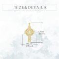 wholesale 14K Gold Celtic Knot Star of David Cross Pendant Necklace Religious s for Men & Women-0-3