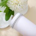 wholesale Sterling Silver Cubic Zirconia Adjustable Tennis Bracelet for Women-0-2