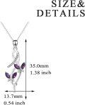 wholesale Sterling Silver Austrian Crystal Infinity Butterfly Pendant Necklace-0-10