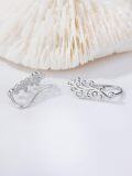 wholesale TOUPOP S925 Sterling Silver Ear Climbers Earrings For Women Silver Earrings For Women Hypoallergenic Crawler Earrings Christmas Xmas Birthday Gifts For Her Mom Grandma -0-2