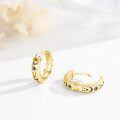 wholesale 925 Sterling Silver Moon Star Moon Phase Hoop Earrings-0-5