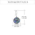 wholesale 925 Sterling Silver Tree Of Life Drop Earrings-0-2