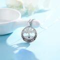 wholesale 925 Sterling Silver Tree Of Life Pendant Necklace With Evil Eye Detail-0-2