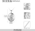 wholesale TOUPOP Christmas Gifts For Nurse Sterling Silver Caduceus Locket Necklace That Holds Pictures Photo Nursing Medicine Themed Nurse Jewelry -0-3