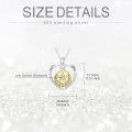 wholesale 925 Sterling Silver Star and Cubic Zirconia Pendant Necklaces for Women-0-5