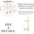 wholesale Gold 925 Sterling Silver Shell Drop Earrings - Elegant  for Her-0-4