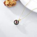 TOUPOP 14k Yellow Gold Natural Pearl Necklace For Women-0-4
