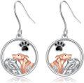 wholesale 925 Sterling Silver Dog Earrings Cute Animal s for Women-0-0
