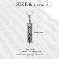 wholesale 925 Sterling Silver Jewish Messianic Seal Protection Pendant Necklace for Hanukkah Gift-0-5