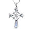 wholesale 925 Sterling Silver Cross Pendant Necklace-0-0