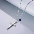 wholesale Sterling Silver Cross Necklace Philippians 4 13 I Can Do All Things Inspirational Gift-0-19
