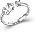 wholesale 925 Sterling Silver Zodiac Rings 12 Constellation Adjustable Jewelry Gift for Women-0-0