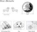 wholesale 925 Sterling Silver Dachshund Dog Stud Earrings for Women - Pet Lover Gift Ideas-0-2