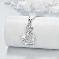 wholesale 925 Sterling Silver Mermaid Starfish Pendant Necklace Ocean s for Women Girls-0-1