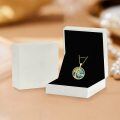 TOUPOP Sterling Silver & Turquoise Tree Of Life Necklace-0-4