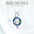 TOUPOP Sterling Silver Crystal Stethoscope Necklace Nurse Gift-0-5