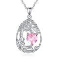 wholesale 925 Sterling Silver Heart Pendant Necklace Wholesale Gold Plated-0-101