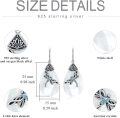 wholesale Sterling Silver Celtic Dragonfly Dangle Drop Earrings Celtic Jewelry Gifts for Women Her Wife Mom-0-33