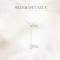 wholesale 14k Gold Pearl Lariat Y Necklace Adjustable Drop Chain For Women-0-3