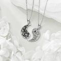 wholesale 925 Sterling Silver Yin Yang Pendant Set With Tree Of Life Design-0-3