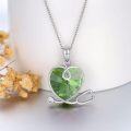 wholesale Sterling Silver Heart Crystal Stethoscope Necklace for Nurse Doctor Women-0-11