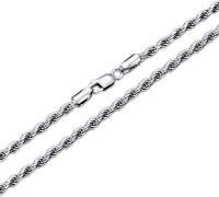 wholesale Sterling Silver Diamond Cut Rope Chain 1 5 3 5mm 18 26 -1.5mm 18 Inches