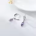 TOUPOP Sterling Silver Stone Stud Earrings Promise Jewelry Gifts For Women-0-5