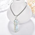 wholesale 925 Sterling Silver Opalite Healing Crystal Tree of Life Pendant Necklace-0-2