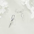 wholesale 925 Sterling Silver Dagger Drop Earrings-0-3