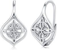 wholesale 925 Sterling Silver Celtic Knot Leverback Earrings - VintageÄ¸Ç×½ÚÀñÎï-E-Celtic Knot 4