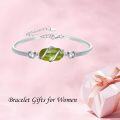 wholesale Sterling Silver Gemstone Bracelet for Women Fine Jewelry Gift-0-10