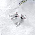 wholesale 925 Sterling Silver Pink Enamel Cartoon Koala Stud Earrings for Girls and Women-0-4
