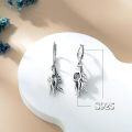 wholesale 925 Sterling Silver Horse Shape Pendant Drop Earrings for Women Girls Gift-0-5