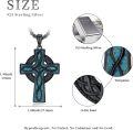 wholesale 925 Sterling Silver Turquoise Celtic Cross Pendant Necklace for Men & Women - Christian Religious s-0-3
