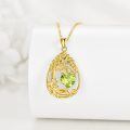 wholesale 925 Sterling Silver Heart Pendant Necklace Wholesale Gold Plated-0-43